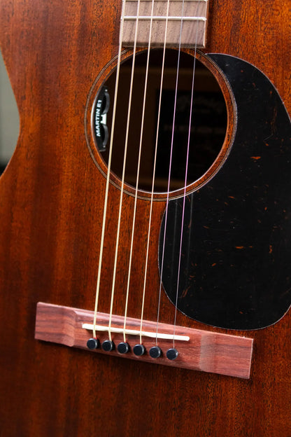 Martin 0-10E Retro Jason Isbell Concert Signature Short Scale Acoustic/Electric Guitar - Dark Mahogany with Gig Bag