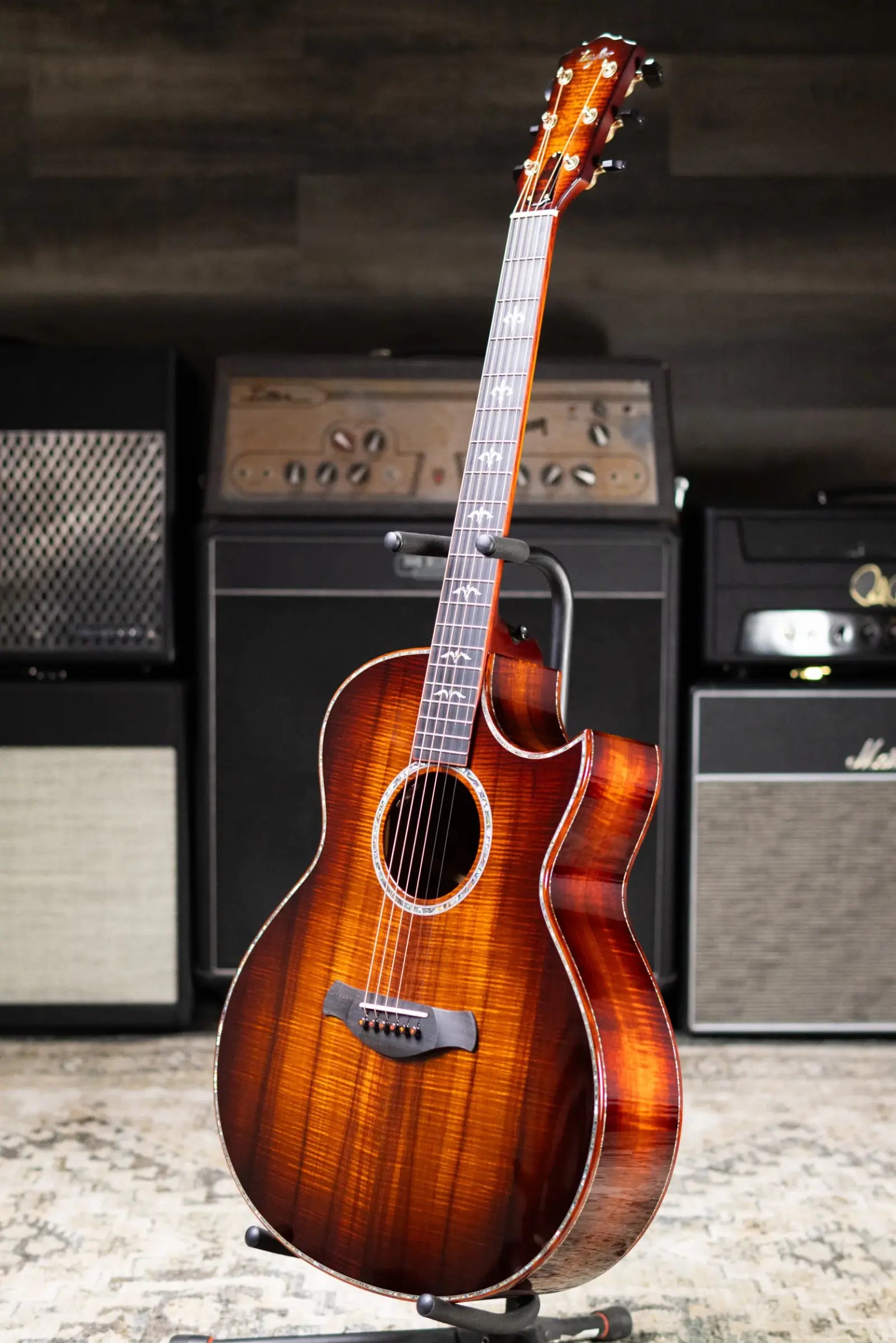Taylor Custom Shop #C0714 Gold Label Super Auditorium Acoustic/Electric Guitar with Hardshell Case
