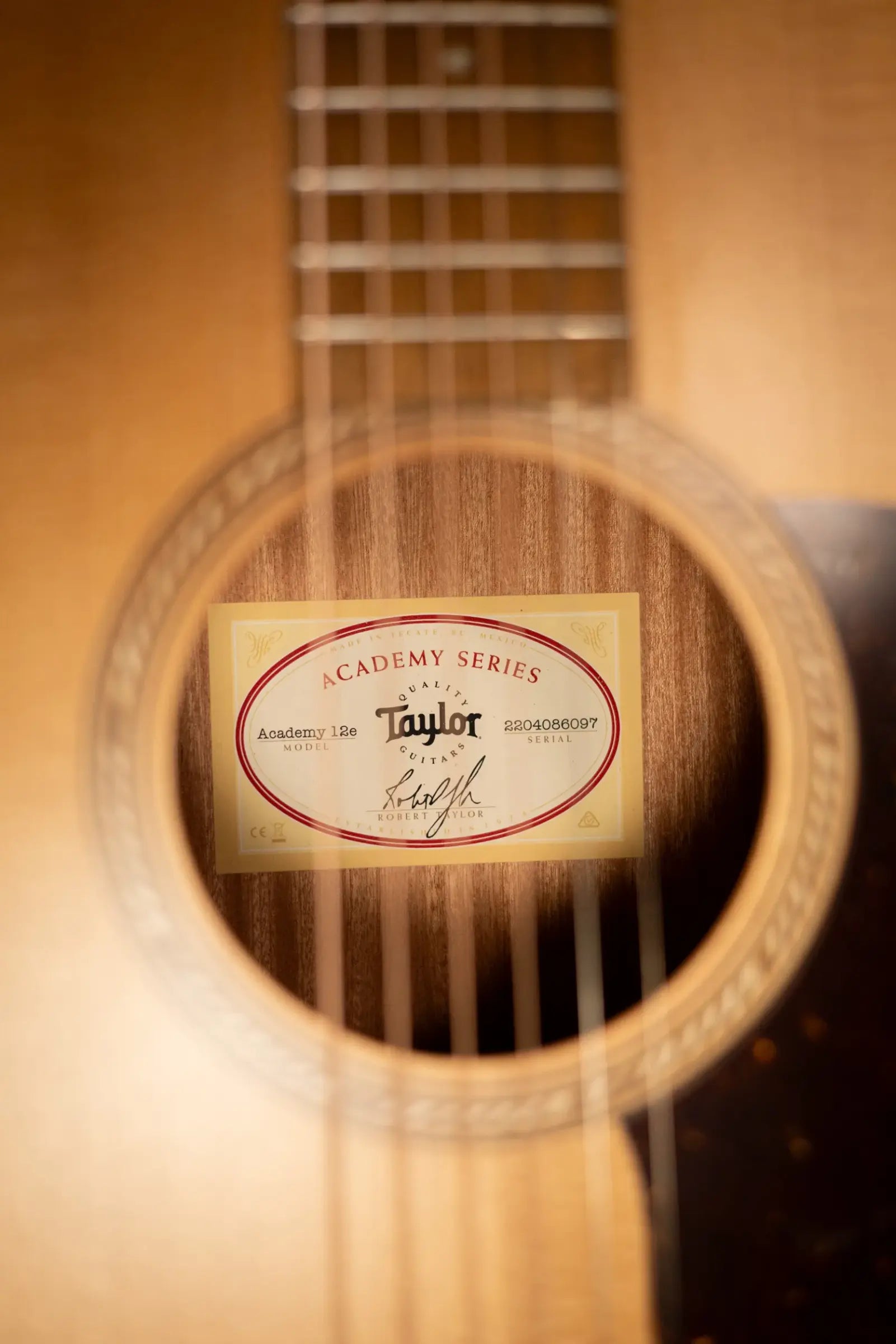 Taylor Academy 12e Grand Concert Acoustic/Electric Guitar with Gig Bag - Factory Demo