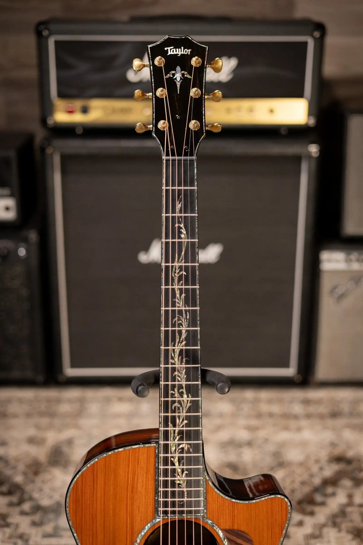Taylor Next Generation PS14ce Presentation Series Grand Auditorium Acoustic/Electric Guitar - Honduran Rosewood/Sinker Redwood with Hardshell Case