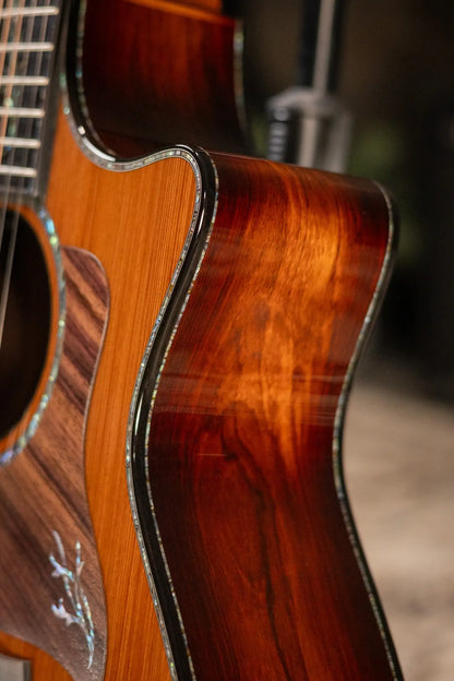 Taylor Next Generation PS14ce Presentation Series Grand Auditorium Acoustic/Electric Guitar - Honduran Rosewood/Sinker Redwood with Hardshell Case