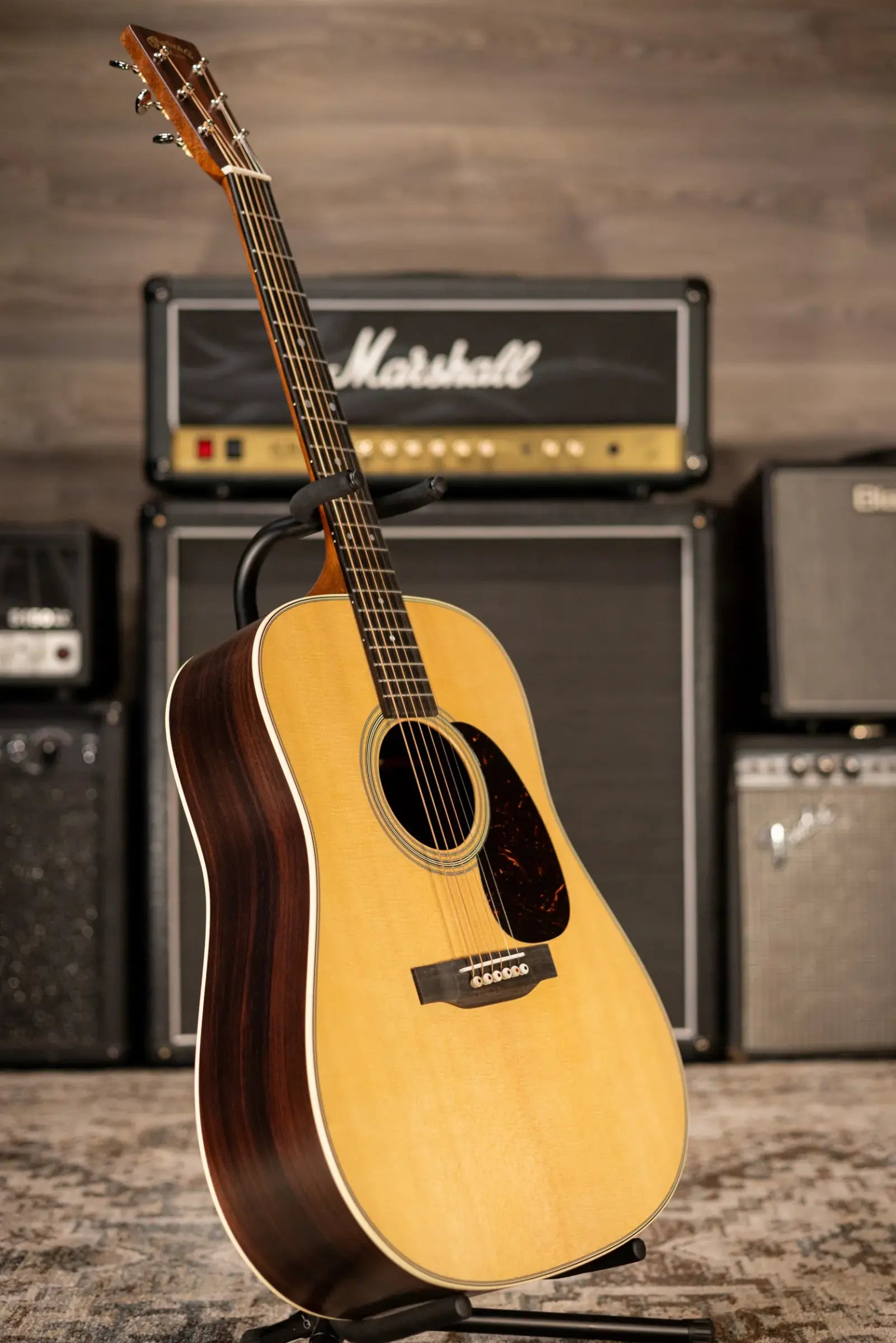 Martin D-28 Satin Dreadnought Acoustic Guitar with Hardshell Case