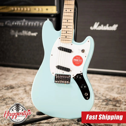 Squier Sonic Mustang Electric Guitar - Daphne Blue