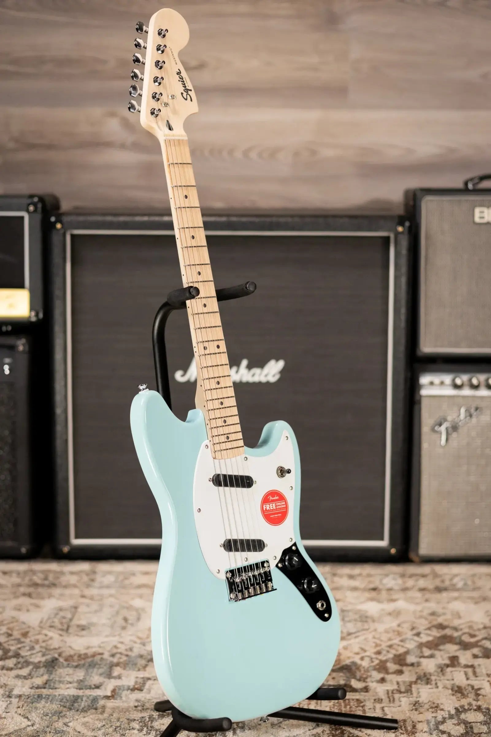 Squier Sonic Mustang Electric Guitar - Daphne Blue