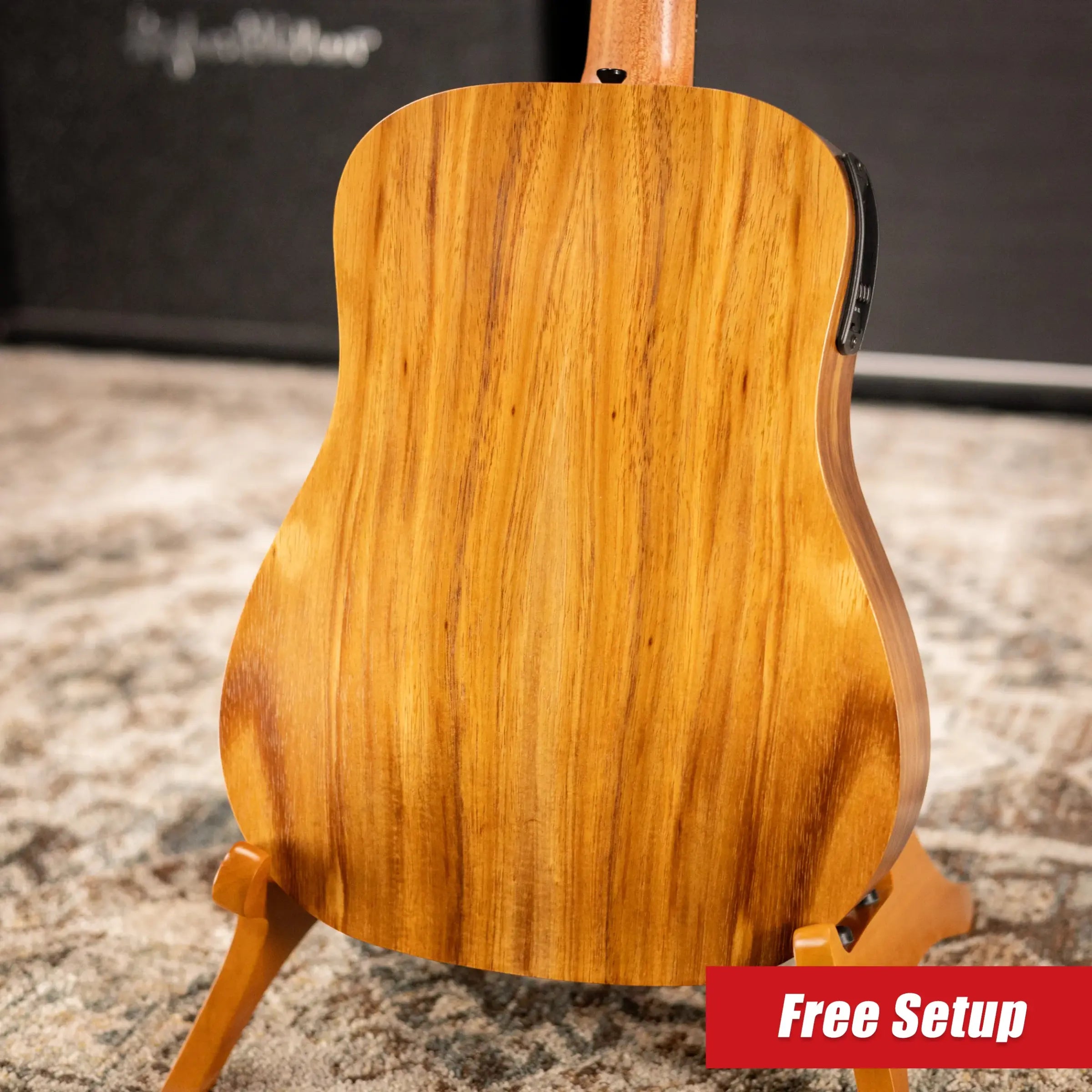 Taylor BTe-Koa Baby Taylor Acoustic/Electric Guitar with Gig Bag