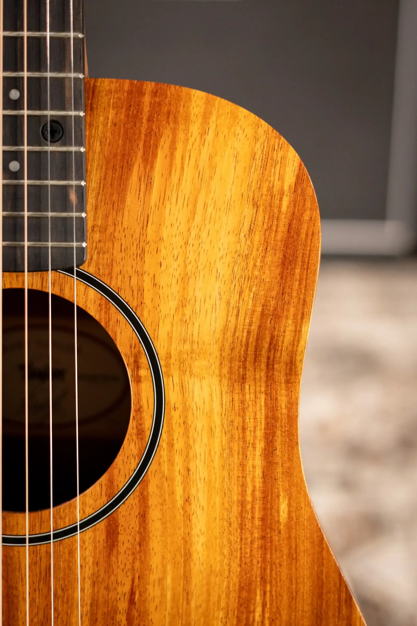 Taylor BTe-Koa Baby Taylor Acoustic/Electric Guitar with Gig Bag