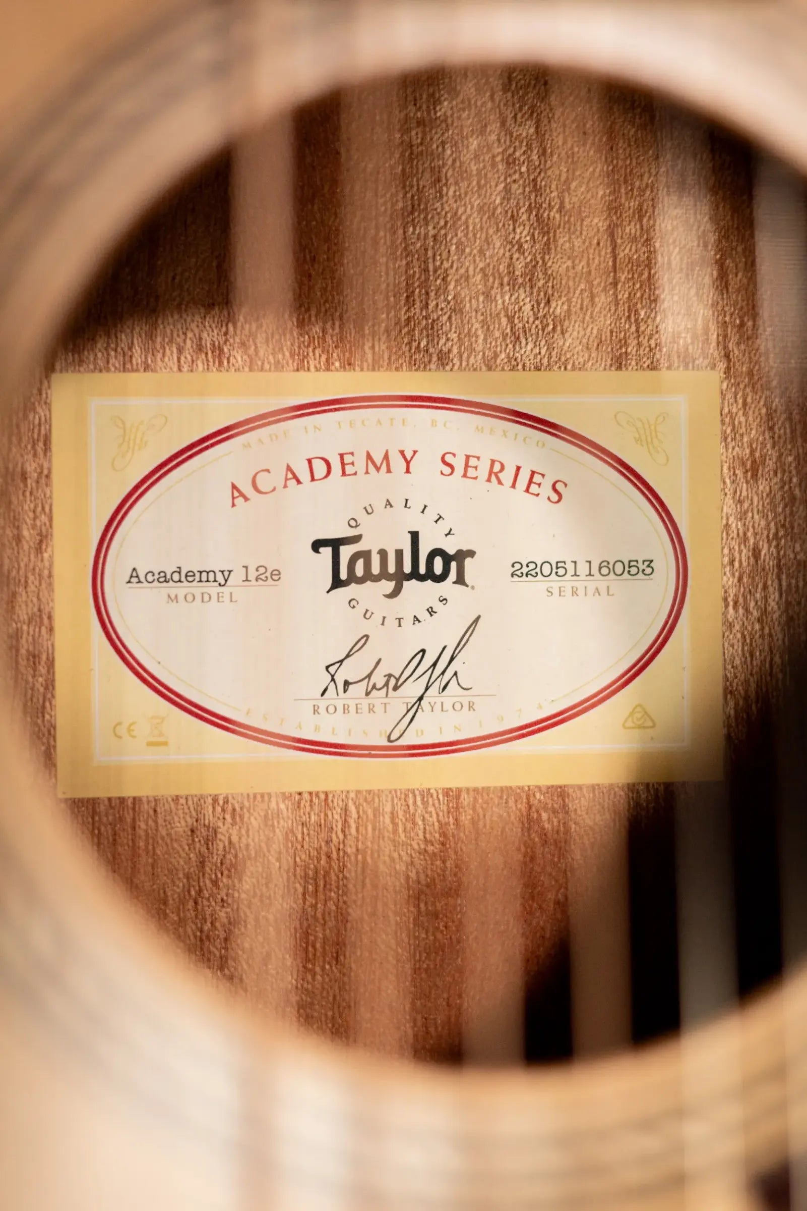 Taylor Academy 12e Grand Concert Acoustic/Electric Guitar with Gig Bag