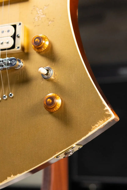 Jackson Custom Shop USA Special Edition Kelly Electric Guitar - Nitro-Relic Tour Gold Top with Hardshell Case