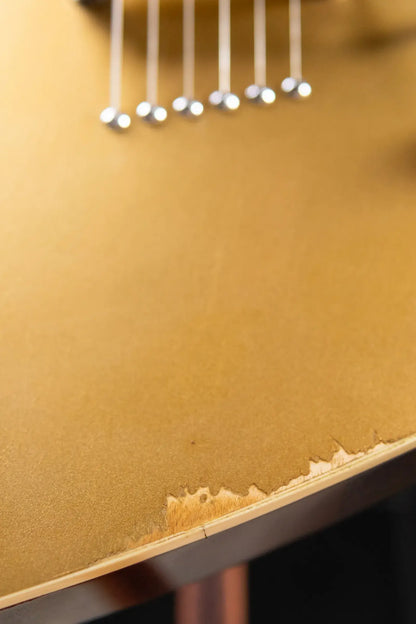 Jackson Custom Shop USA Special Edition Kelly Electric Guitar - Nitro-Relic Tour Gold Top with Hardshell Case