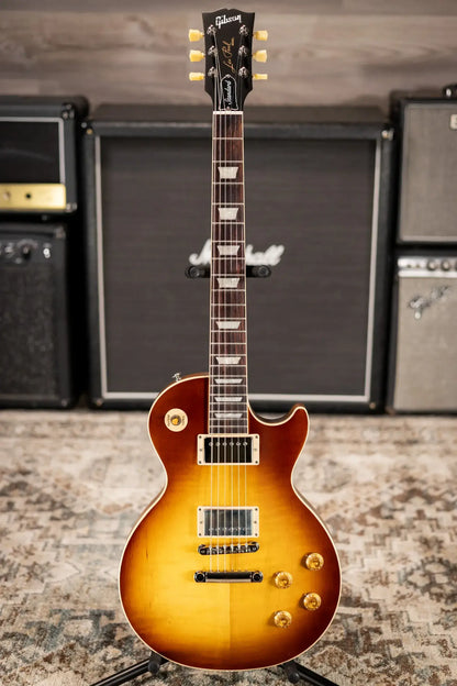 Gibson Les Paul Standard 50s Faded Electric Guitar - Vintage Tobacco with Hardshell Case