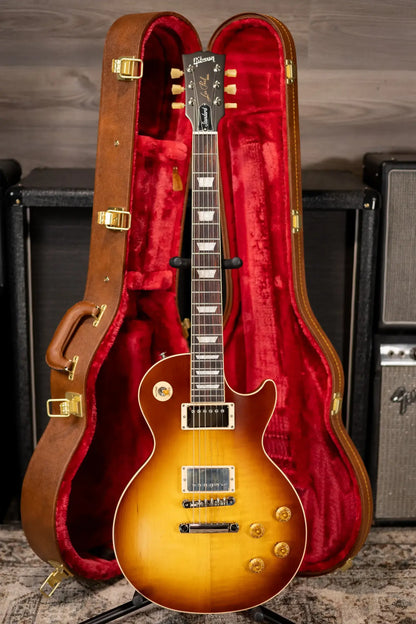 Gibson Les Paul Standard 50s Faded Electric Guitar - Vintage Tobacco with Hardshell Case