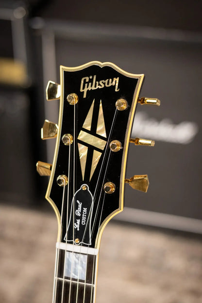 Gibson Custom Shop 1968 Les Paul Custom Reissue Electric Guitar - Ebony with Hardshell Case