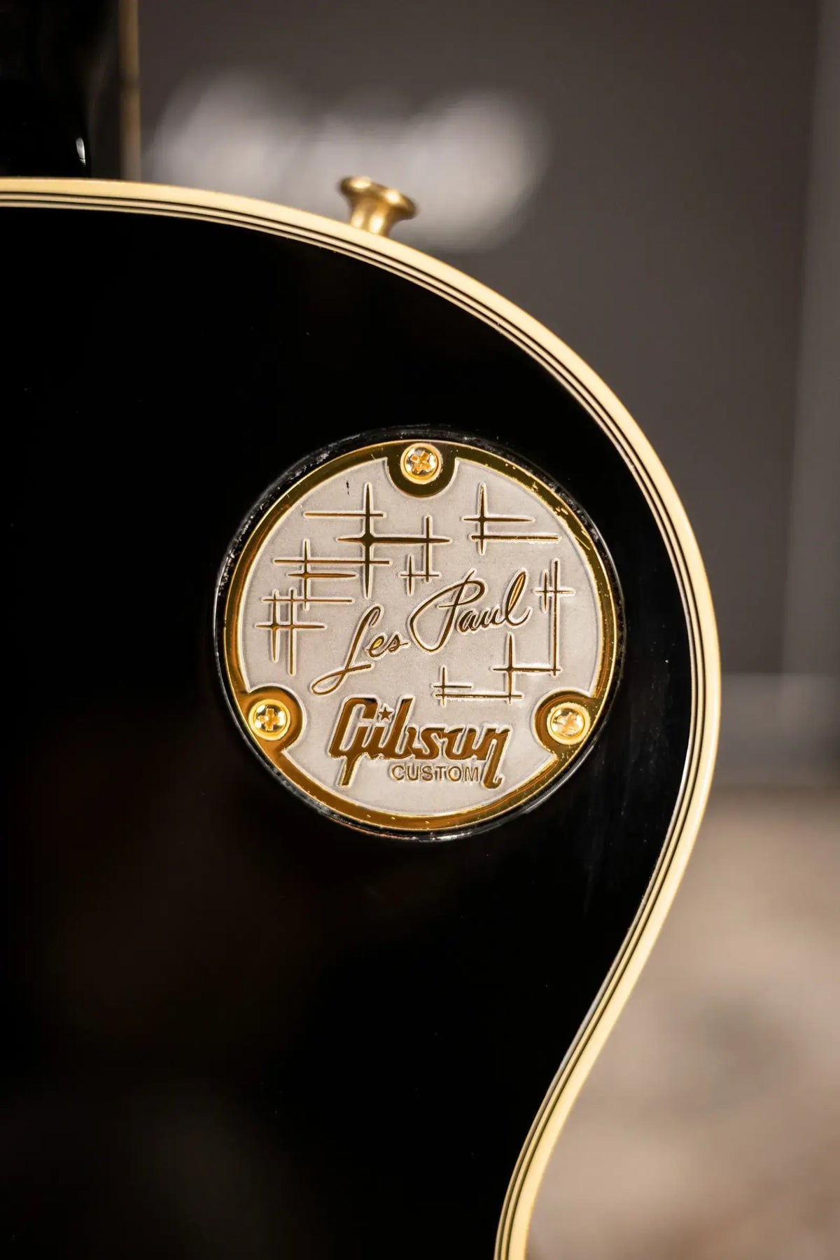 Gibson Custom Shop 1968 Les Paul Custom Reissue Electric Guitar - Ebony with Hardshell Case