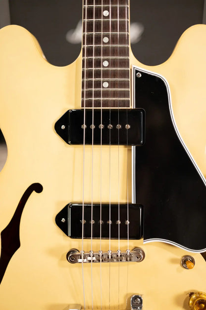 Gibson Custom Shop Limited Edition 1959 ES-330 Bigsby Reissue Hollow Body Electric Guitar - Antique White VOS with Hardshell Case