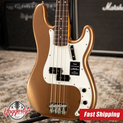 Fender Vintera III Late '60s Precision Bass - Firemist Gold with Gig Bag