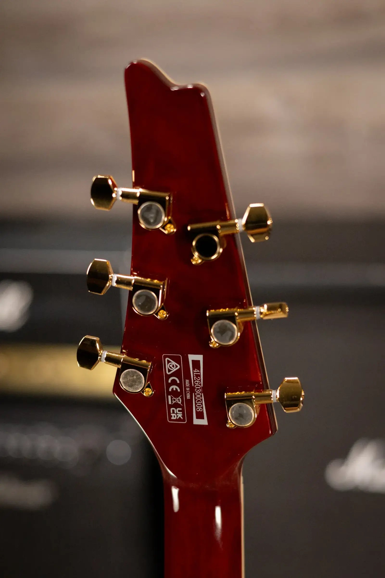 Ibanez IC420 Limited Edition Iceman Electric Guitar - Gold with Gig Bag