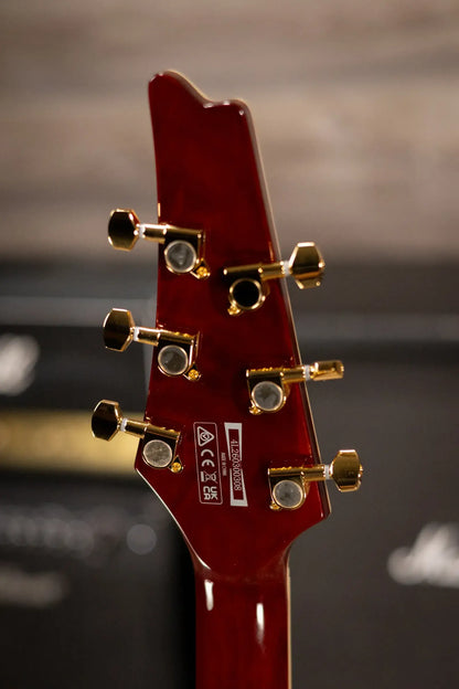 Ibanez IC420 Limited Edition Iceman Electric Guitar - Gold with Gig Bag