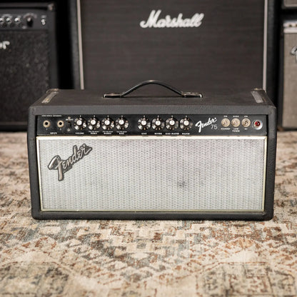 Fender 75 Vintage 1980 2-Channel 75w Hand-Wired Guitar Amplifier Head - Used
