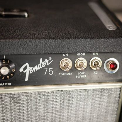 Fender 75 Vintage 1980 2-Channel 75w Hand-Wired Guitar Amplifier Head - Used
