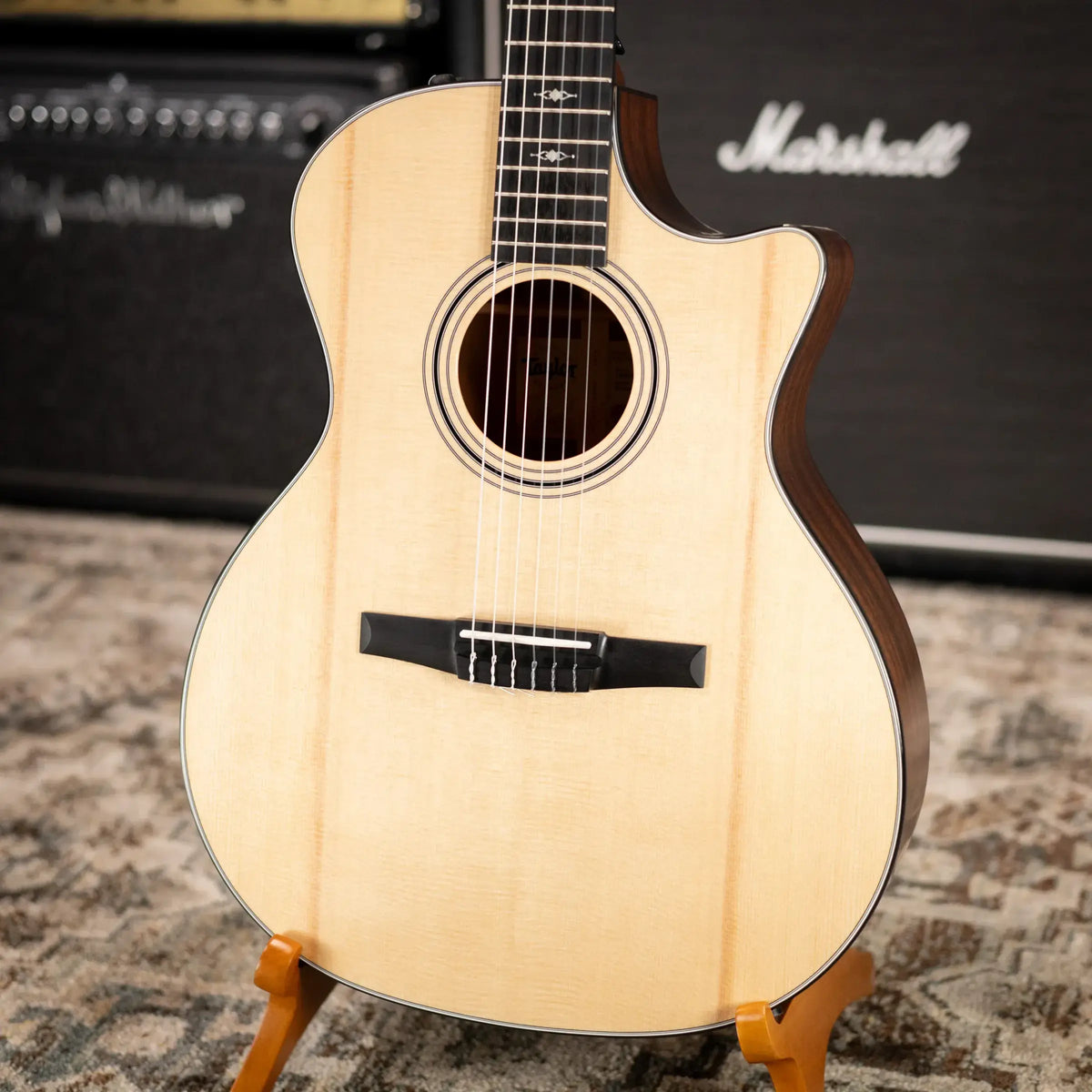 Taylor 314ce-N Nylon Grand Auditorium Acoustic/Electric Guitar with Hardshell Case
