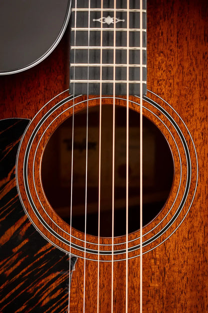 Taylor 324ce Left-Hand Grand Auditorium Acoustic/Electric Guitar - Shaded Edge Burst with Hardshell Case