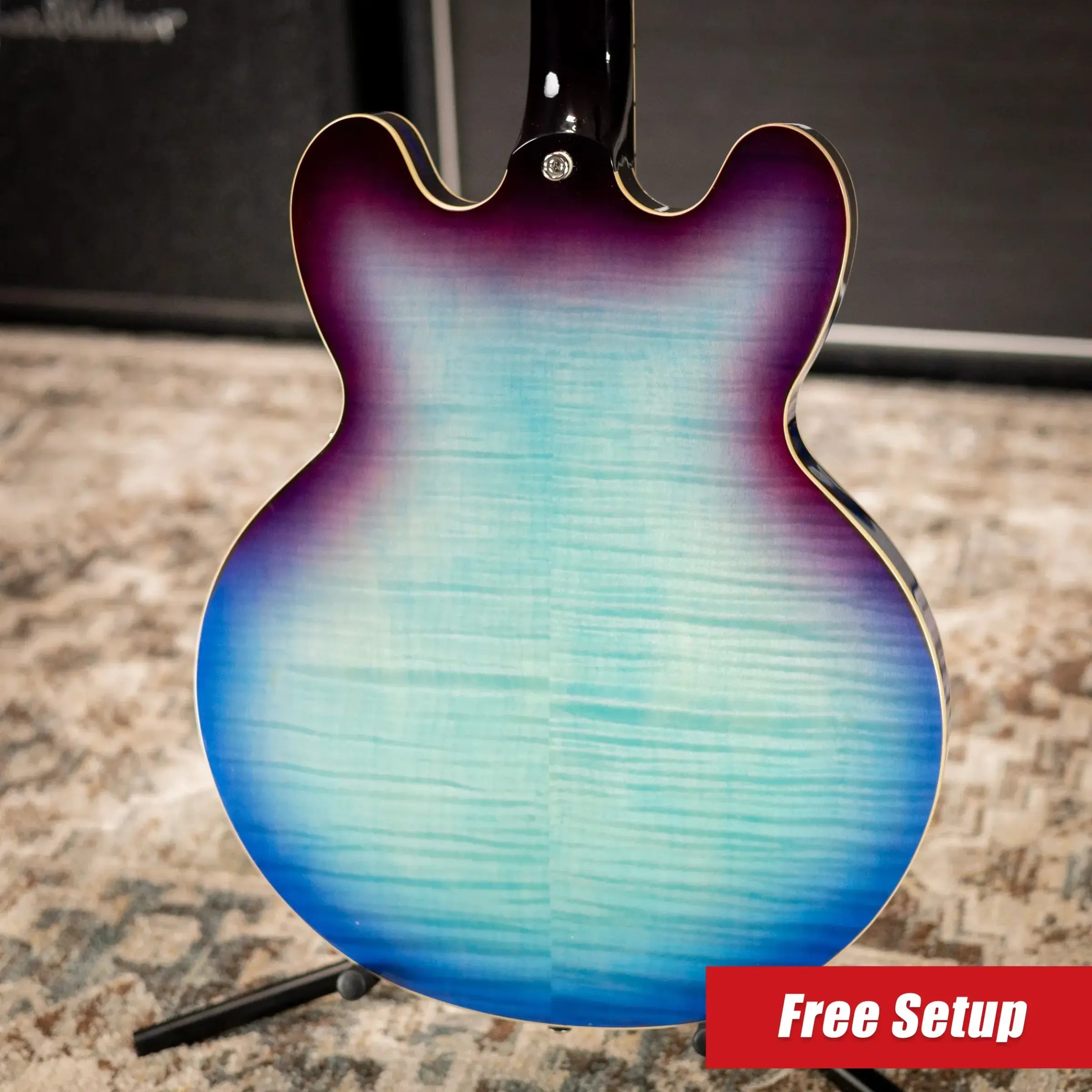 Epiphone ES-335 Figured Semi-hollow Electric Guitar - Blueberry Burst