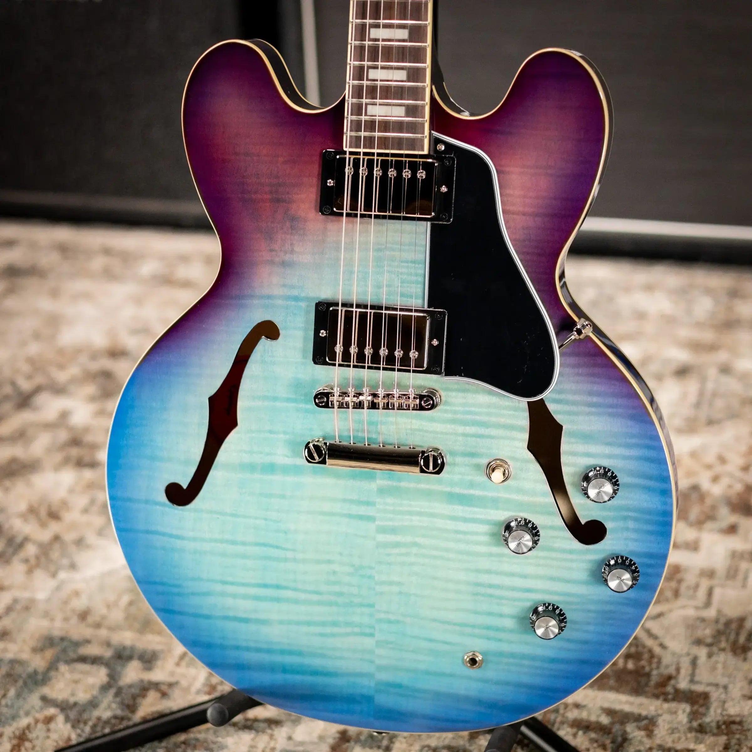 Epiphone ES-335 Figured Semi-hollow Electric Guitar - Blueberry Burst