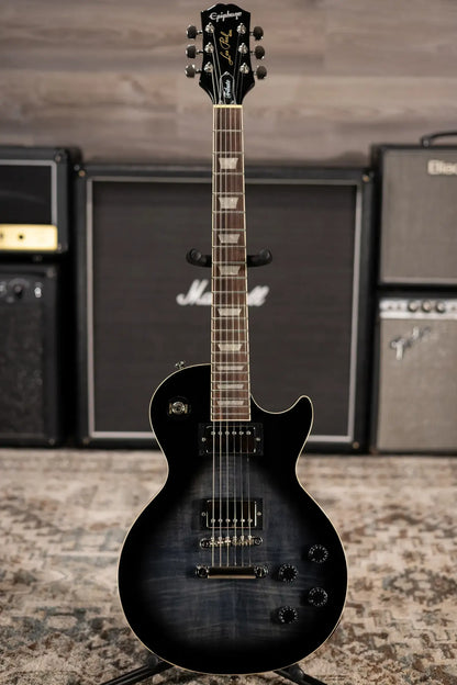Epiphone Les Paul Tribute Plus Electric Guitar - Transparent Ebony