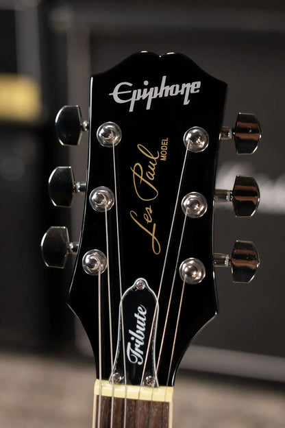 Epiphone Les Paul Tribute Plus Electric Guitar - Transparent Ebony