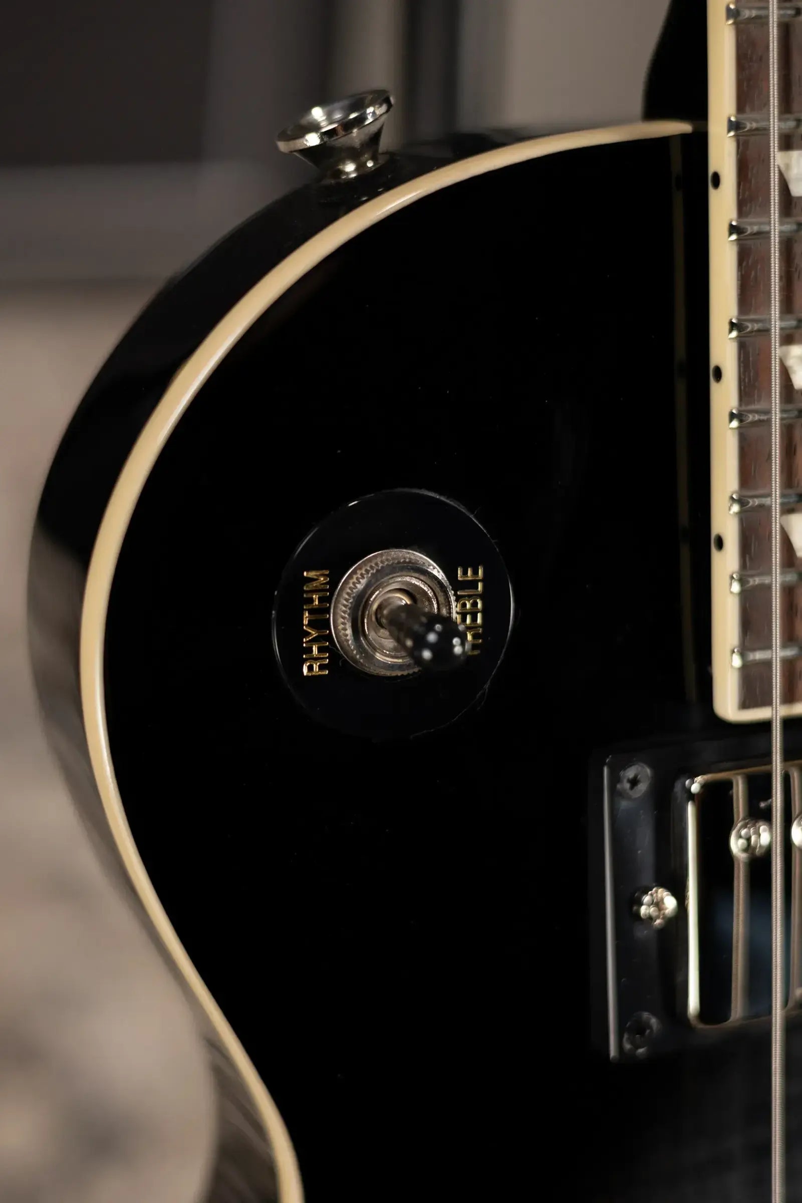 Epiphone Les Paul Tribute Plus Electric Guitar - Transparent Ebony