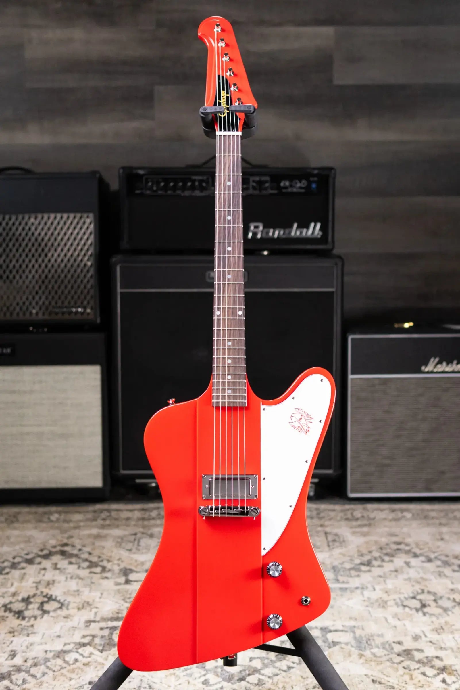 Epiphone 1963 Firebird I Reissue Electric Guitar - Cardinal Red with  Hardshell Case