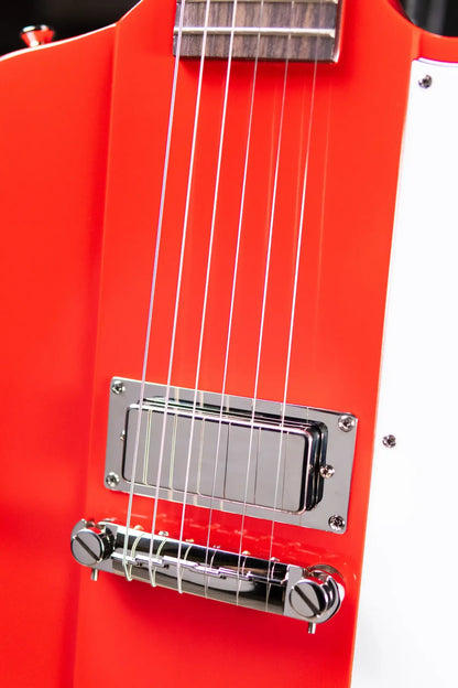 Epiphone 1963 Firebird I Reissue Electric Guitar - Cardinal Red with  Hardshell Case
