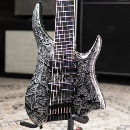 Legator R8F Revenant Bolt-On 8-String Multi-Scale Electric Guitar - Gloss Black Ice