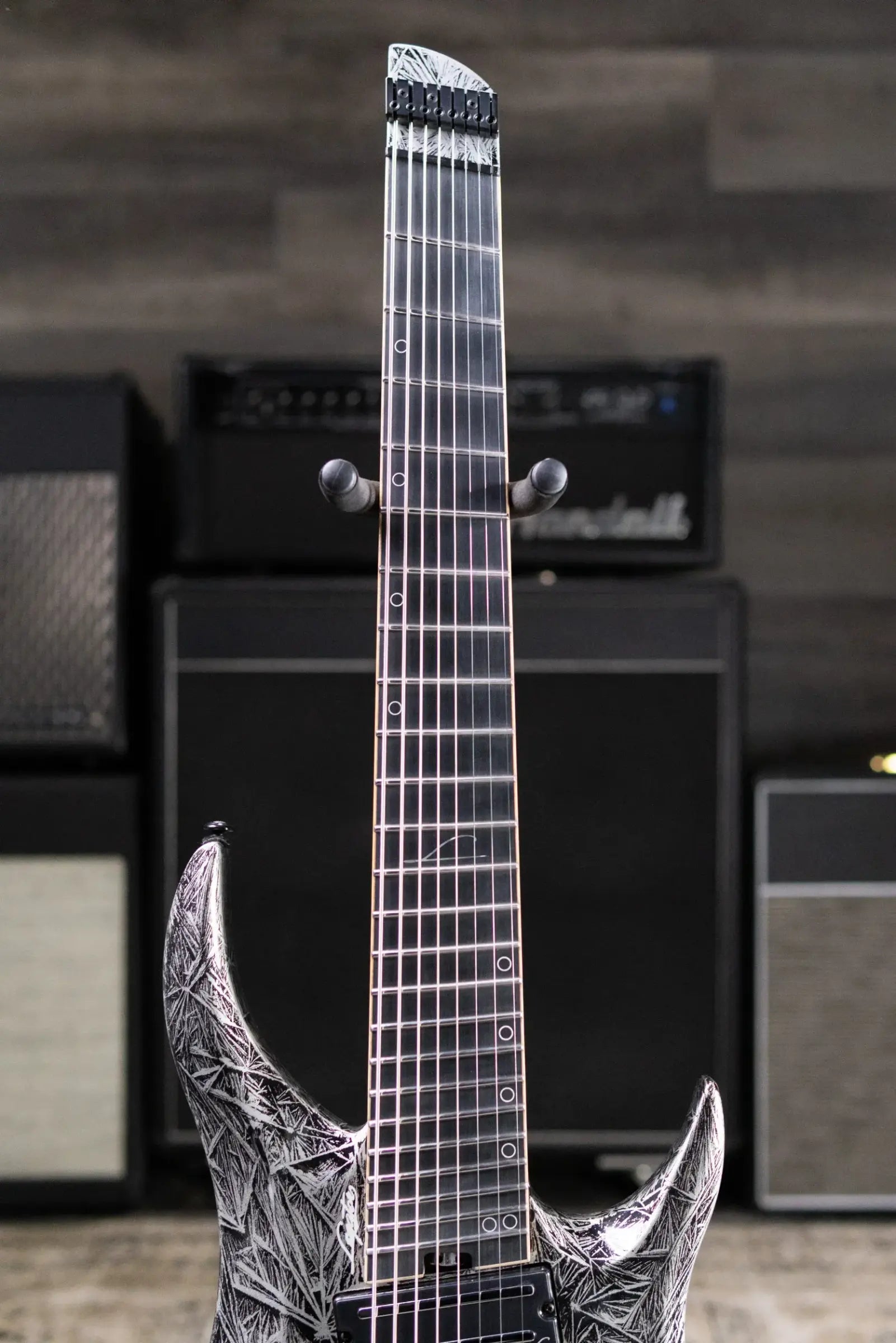 Legator R8F Revenant Bolt-On 8-String Multi-Scale Electric Guitar - Gloss Black Ice