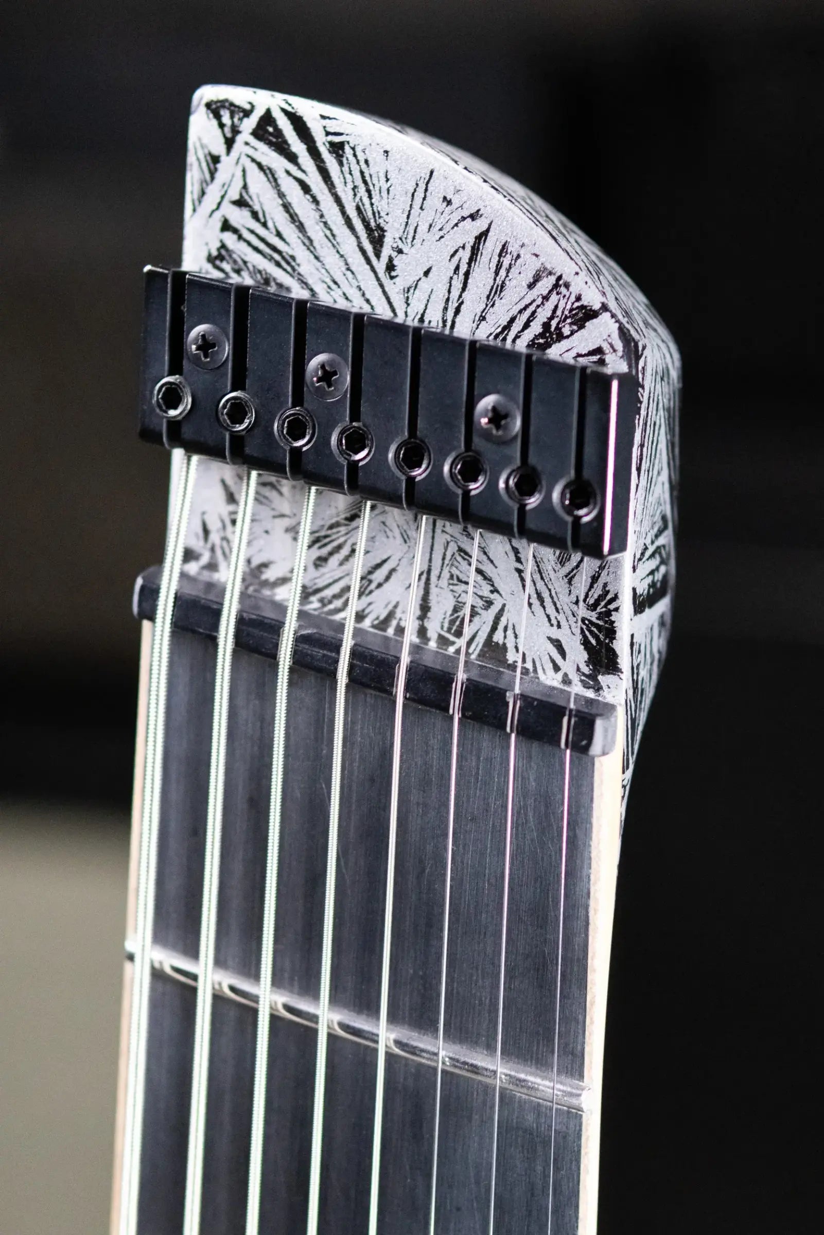 Legator R8F Revenant Bolt-On 8-String Multi-Scale Electric Guitar - Gloss Black Ice