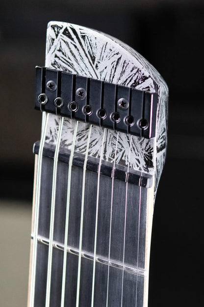 Legator R8F Revenant Bolt-On 8-String Multi-Scale Electric Guitar - Gloss Black Ice