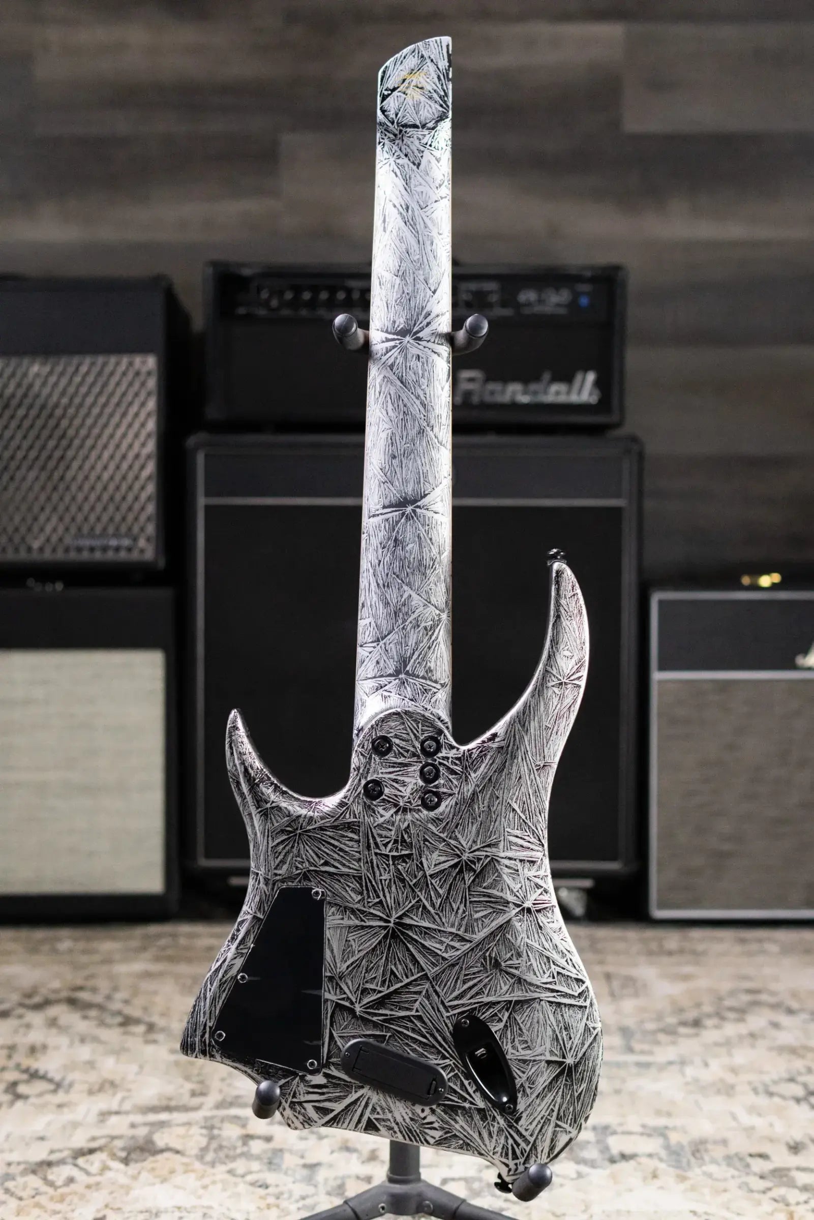 Legator R8F Revenant Bolt-On 8-String Multi-Scale Electric Guitar - Gloss Black Ice