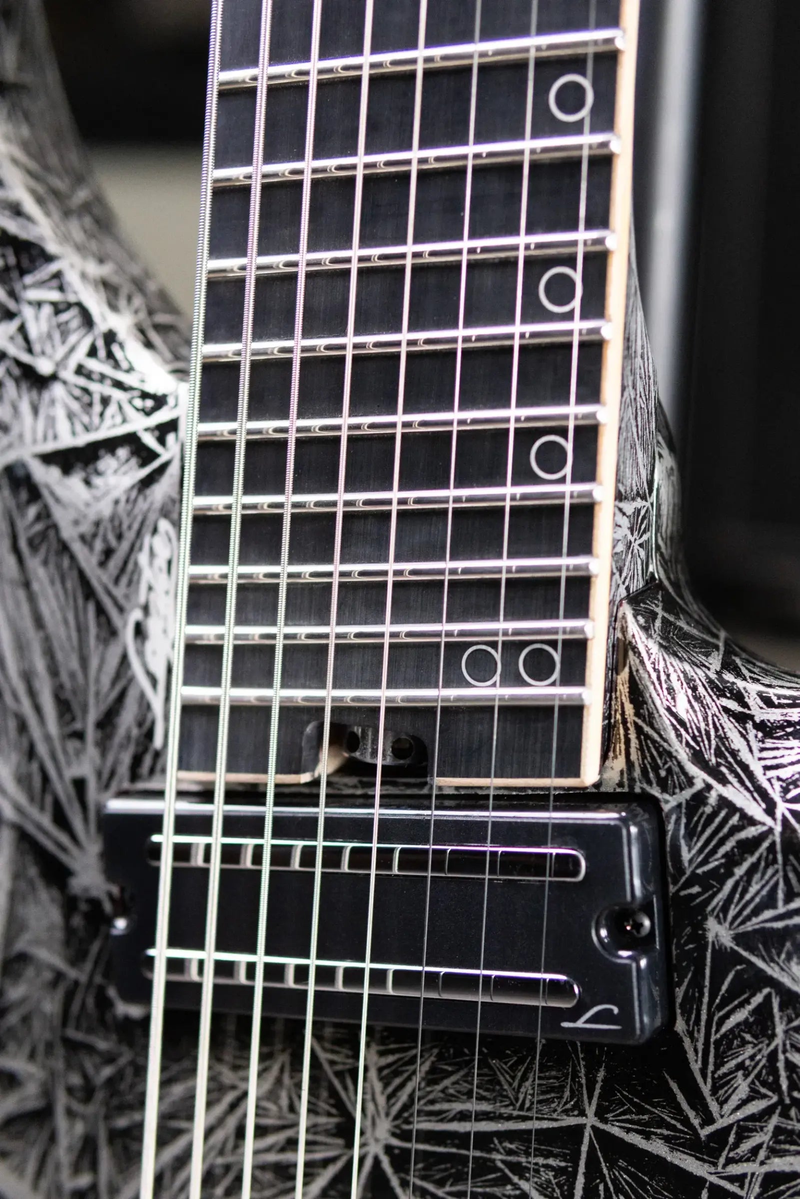 Legator R8F Revenant Bolt-On 8-String Multi-Scale Electric Guitar - Gloss Black Ice