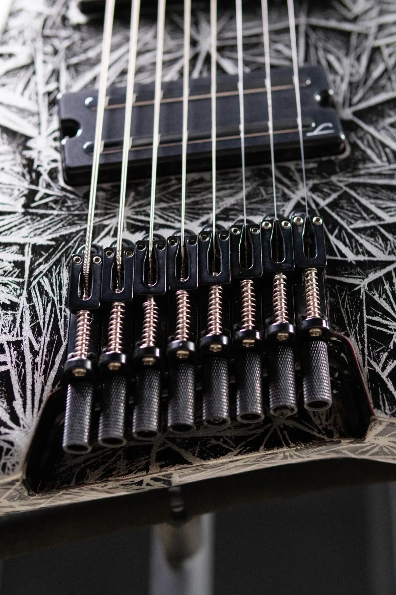Legator R8F Revenant Bolt-On 8-String Multi-Scale Electric Guitar - Gloss Black Ice