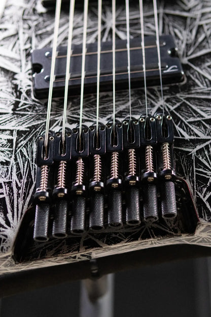 Legator R8F Revenant Bolt-On 8-String Multi-Scale Electric Guitar - Gloss Black Ice