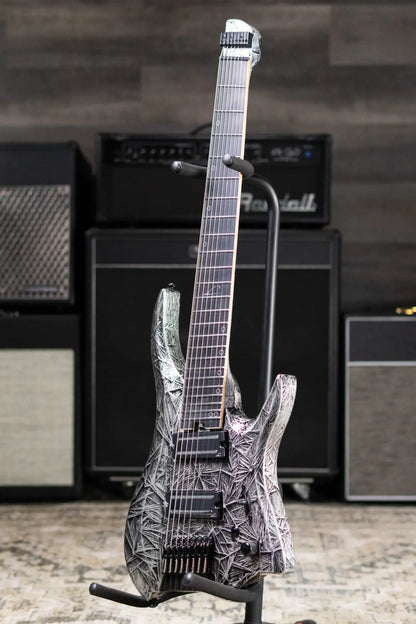 Legator R8F Revenant Bolt-On 8-String Multi-Scale Electric Guitar - Gloss Black Ice