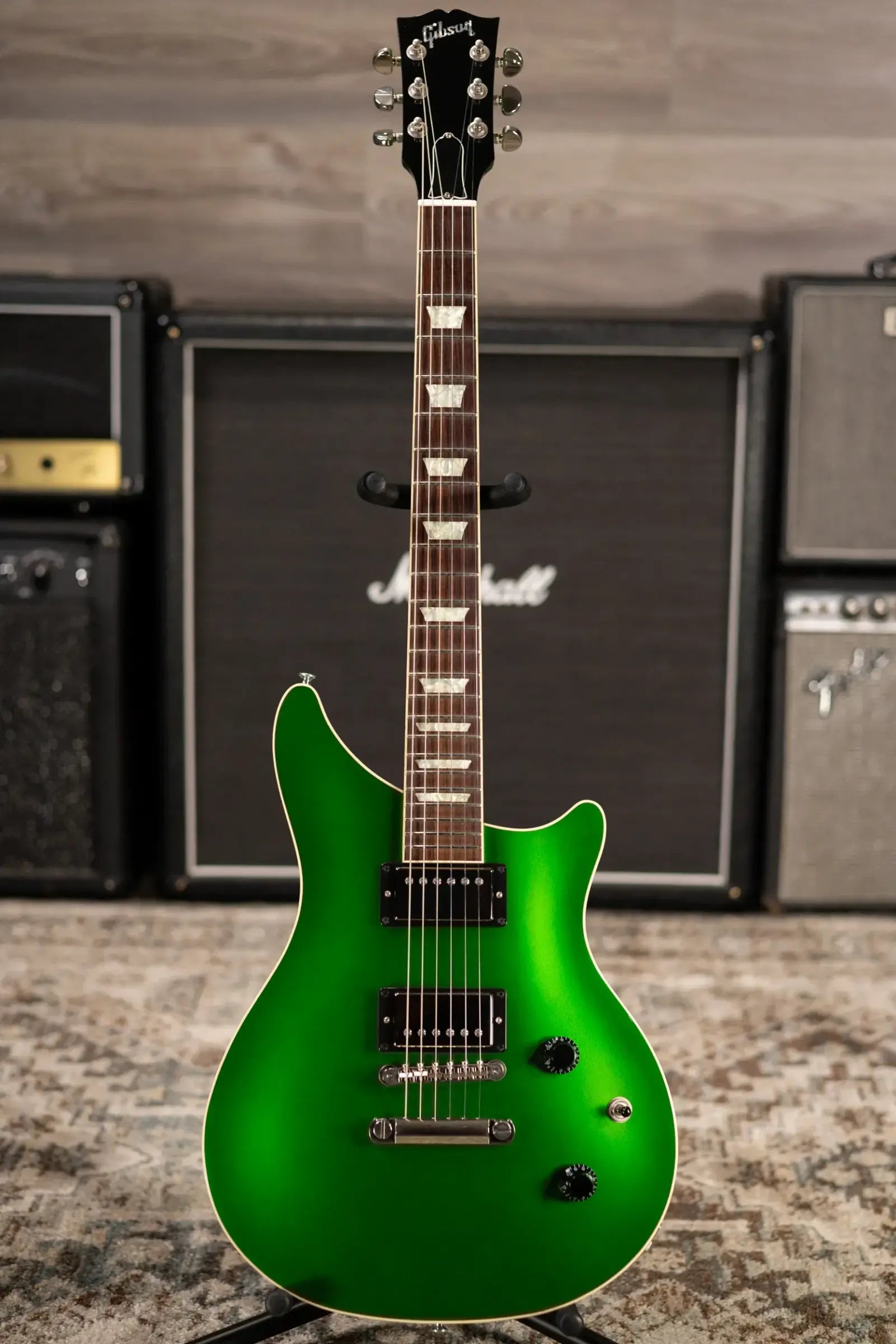 Gibson Custom Shop (1 of 150) Modern Double Cut Standard Electric Guitar - Metallic Alien Green with Hardshell Case - Used