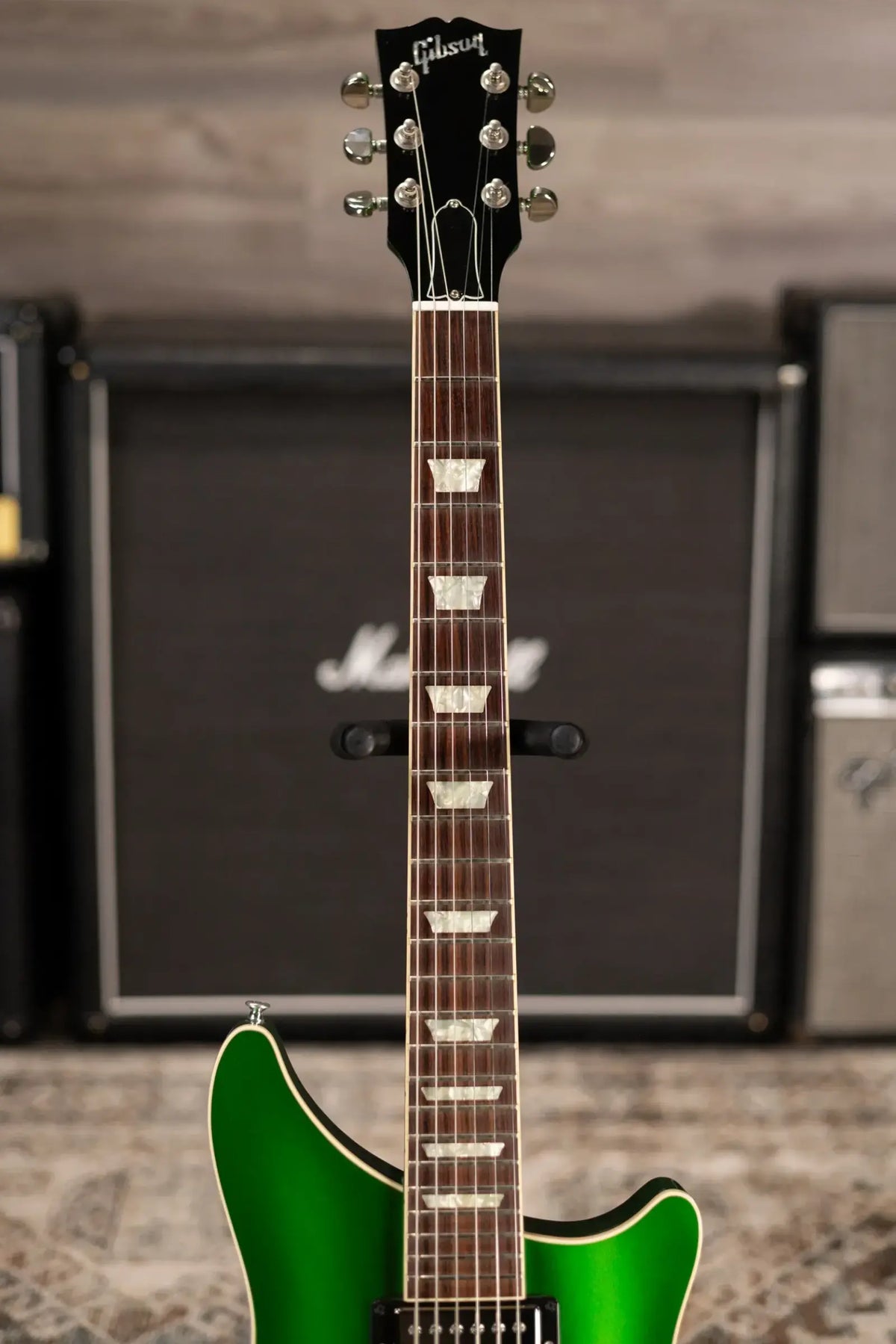 Gibson Custom Shop (1 of 150) Modern Double Cut Standard Electric Guitar - Metallic Alien Green with Hardshell Case - Used