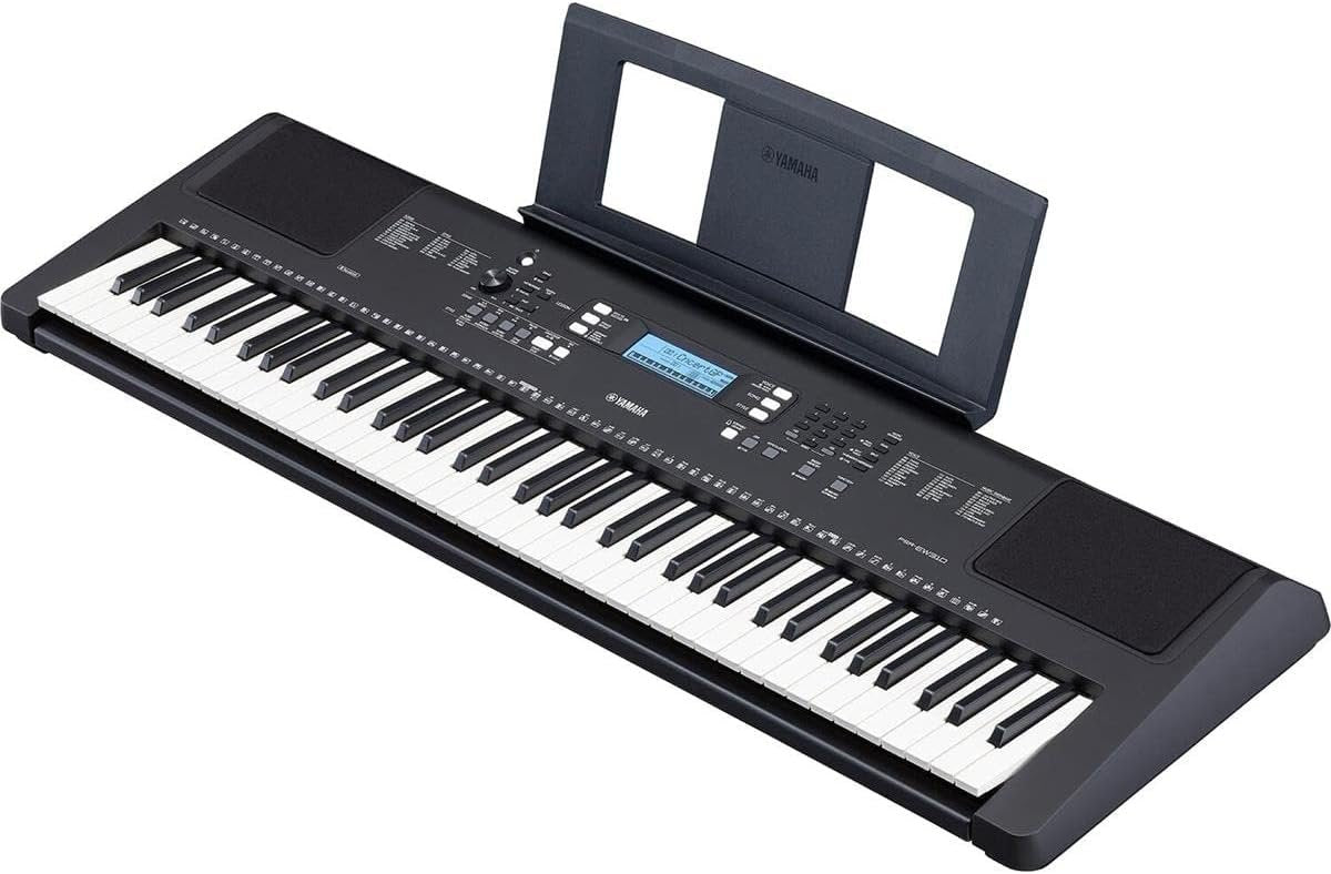 Yamaha PSREW310 76-Key Portable Keyboard with X-Style Stand and Power Supply