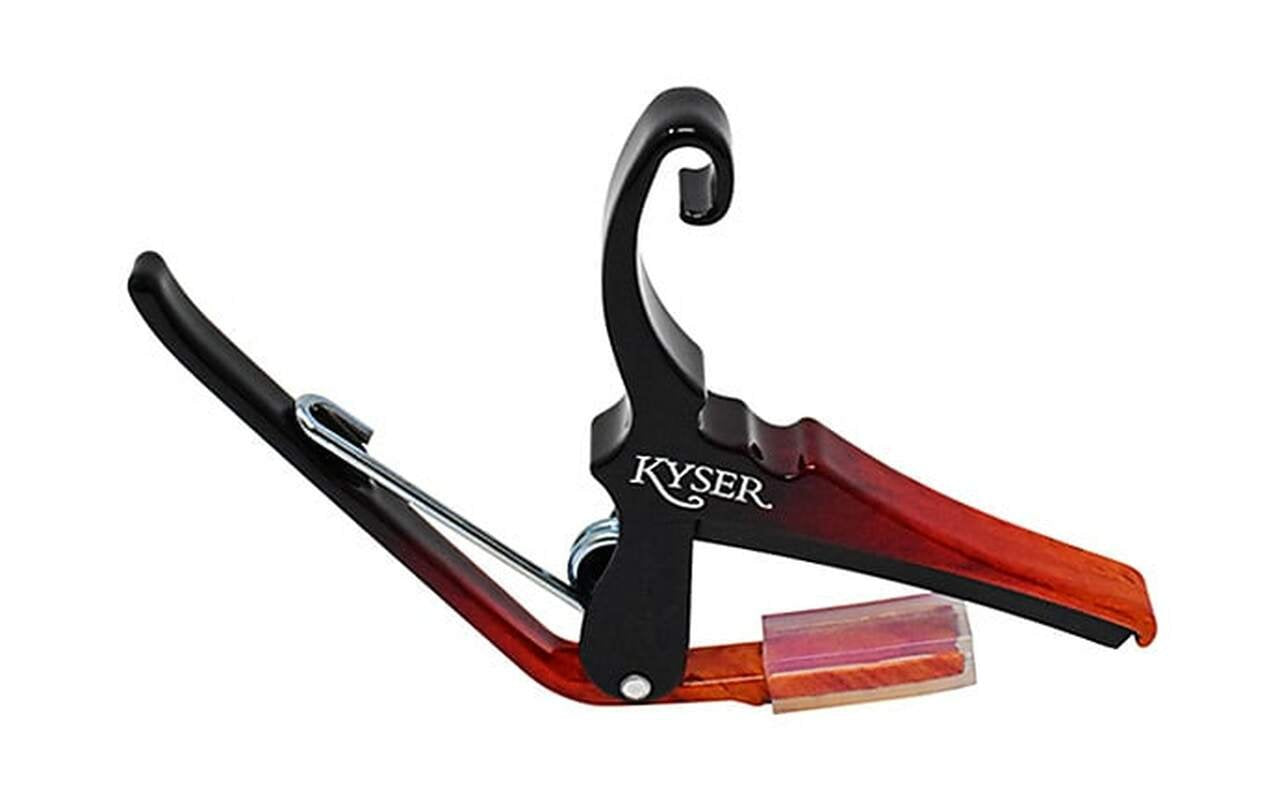 kyser kg6snba sunburst acoustic guitar capo