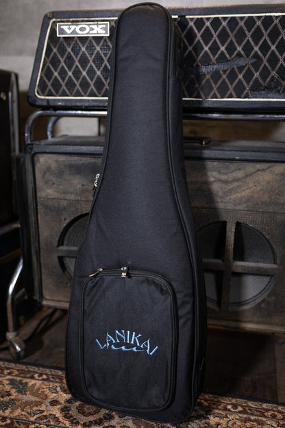 Lanikai ACST-CEB Acacia Solid Top Baritone Ukulele  - Cutaway with Fishman Electronics