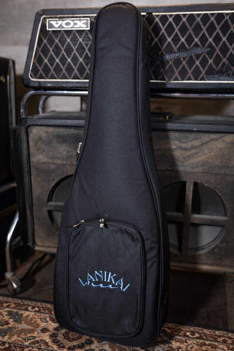 Lanikai ACST-CEB Acacia Solid Top Baritone Ukulele  - Cutaway with Fishman Electronics