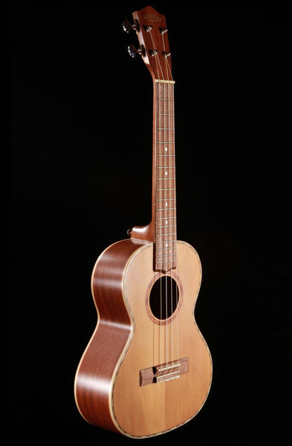 Lanikai CDST-T Solid Cedar Top Satin Finish Tenor Ukulele