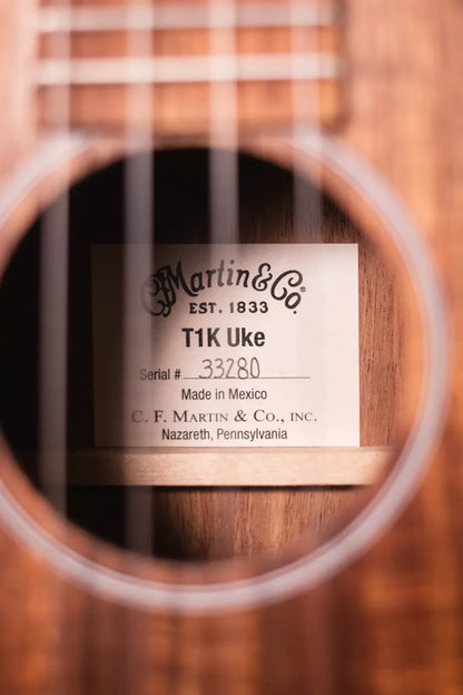 Martin T1K Tenor Ukulele - Natural