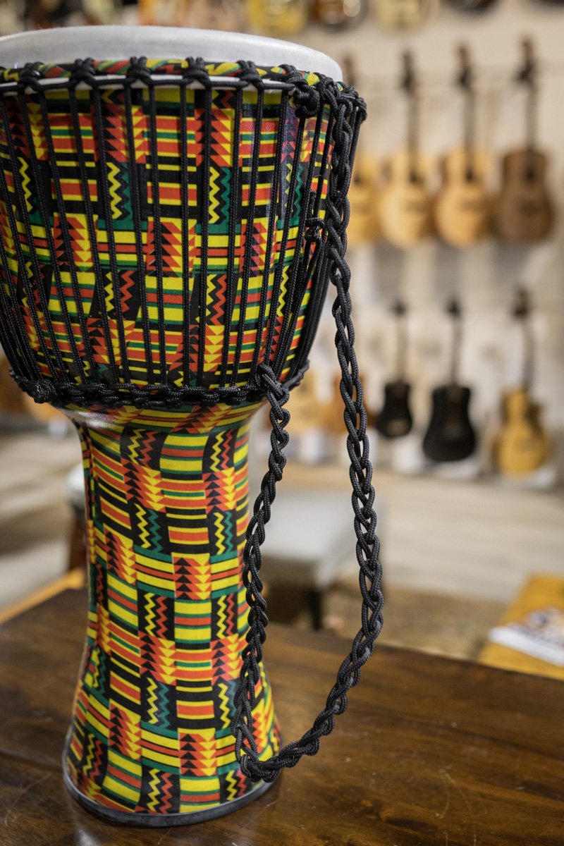 Meinl 12" Rope Tuned Travel Series Djembe, Simbra